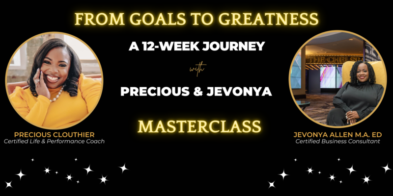 Goals To Greatness Masterclass One Time Payment